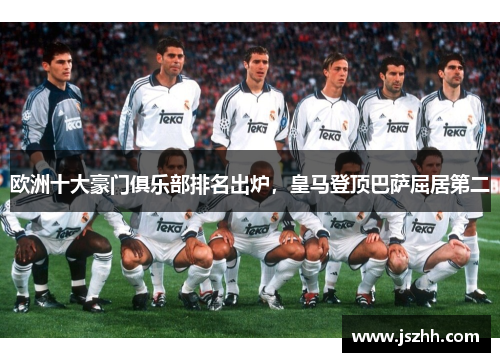 欧洲十大豪门俱乐部排名出炉，皇马登顶巴萨屈居第二